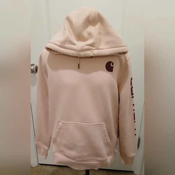 Carhartt Pale Pink Hoodie‎ - Picture 4 of 9